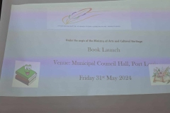 Book Launch Municipal Council of Port Louis